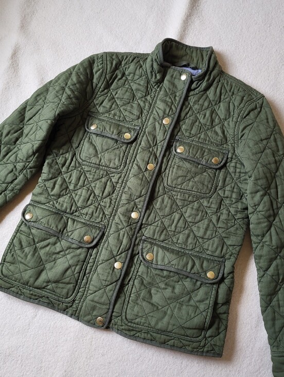 J. Crew Jackets & Blazers - J. Crew Quilted Cotton Chore Jacket Womens Size XS Cotton Olive Green